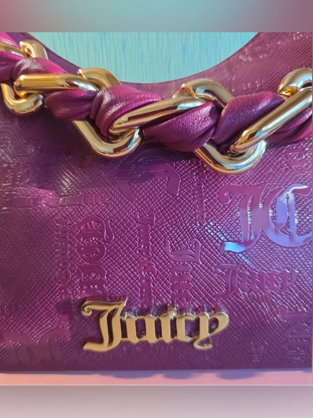 Juicy Couture Purple Enchanted Hobo Bag